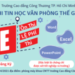 Cuộc thi tin học văn phòng thế giới vòng cấp trường năm 2021